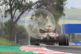 World © Octane Photographic Ltd. Formula 1 – Spanish GP - Saturday Practice 3. Aston Martin Red Bull Racing TAG Heuer RB14 – Daniel Ricciardo. Circuit de Barcelona-Catalunya, Spain. Saturday 12th May 2018.