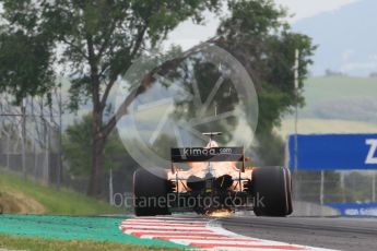 World © Octane Photographic Ltd. Formula 1 – Spanish GP - Saturday Practice 3. McLaren MCL33 – Fernando Alonso. Circuit de Barcelona-Catalunya, Spain. Saturday 12th May 2018.