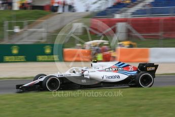 World © Octane Photographic Ltd. Formula 1 – Spanish GP - Saturday Practice 3. Williams Martini Racing FW41 – Sergey Sirotkin. Circuit de Barcelona-Catalunya, Spain. Saturday 12th May 2018.