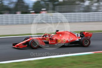 World © Octane Photographic Ltd. Formula 1 – Spanish GP - Saturday Practice 3. Scuderia Ferrari SF71-H – Sebastian Vettel. Circuit de Barcelona-Catalunya, Spain. Saturday 12th May 2018.