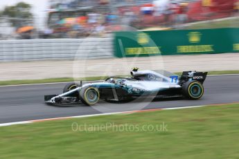 World © Octane Photographic Ltd. Formula 1 – Spanish GP - Saturday Practice 3. Mercedes AMG Petronas Motorsport AMG F1 W09 EQ Power+ - Valtteri Bottas. Circuit de Barcelona-Catalunya, Spain. Saturday 12th May 2018.