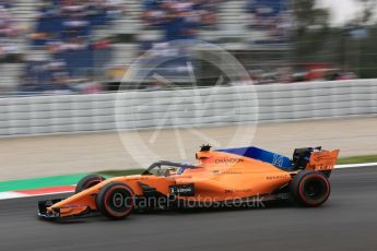 World © Octane Photographic Ltd. Formula 1 – Spanish GP - Saturday Practice 3. McLaren MCL33 – Fernando Alonso. Circuit de Barcelona-Catalunya, Spain. Saturday 12th May 2018.