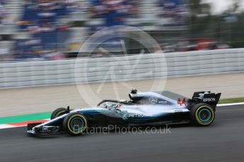 World © Octane Photographic Ltd. Formula 1 – Spanish GP - Saturday Practice 3. Mercedes AMG Petronas Motorsport AMG F1 W09 EQ Power+ - Lewis Hamilton. Circuit de Barcelona-Catalunya, Spain. Saturday 12th May 2018.