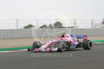 World © Octane Photographic Ltd. Formula 1 – Spanish GP - Saturday Practice 3. Sahara Force India VJM11 - Esteban Ocon. Circuit de Barcelona-Catalunya, Spain. Saturday 12th May 2018.