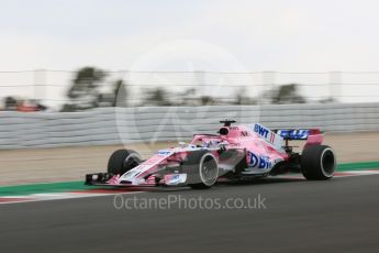 World © Octane Photographic Ltd. Formula 1 – Spanish GP - Saturday Practice 3. Sahara Force India VJM11 - Sergio Perez. Circuit de Barcelona-Catalunya, Spain. Saturday 12th May 2018.