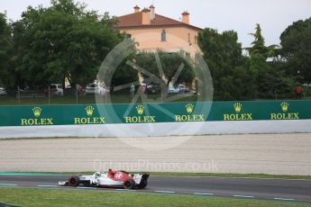 World © Octane Photographic Ltd. Formula 1 – Spanish GP - Saturday Practice 3. Alfa Romeo Sauber F1 Team C37 – Charles Leclerc. Circuit de Barcelona-Catalunya, Spain. Saturday 12th May 2018.