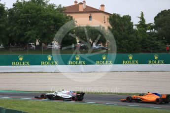 World © Octane Photographic Ltd. Formula 1 – Spanish GP - Saturday - Practice 3. Williams Martini Racing FW41 – Sergey Sirotkin. Circuit de Barcelona-Catalunya, Spain. Saturday 12th May 2018.