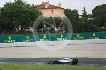 World © Octane Photographic Ltd. Formula 1 – Spanish GP - Saturday Practice 3. Mercedes AMG Petronas Motorsport AMG F1 W09 EQ Power+ - Lewis Hamilton. Circuit de Barcelona-Catalunya, Spain. Saturday 12th May 2018.