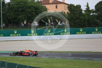 World © Octane Photographic Ltd. Formula 1 – Spanish GP - Saturday Practice 3. Aston Martin Red Bull Racing TAG Heuer RB14 – Max Verstappen. Circuit de Barcelona-Catalunya, Spain. Saturday 12th May 2018.