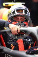 World © Octane Photographic Ltd. Formula 1 – Spanish GP - Saturday - Practice 3. Aston Martin Red Bull Racing TAG Heuer RB14 – Max Verstappen. Circuit de Barcelona-Catalunya, Spain. Saturday 12th May 2018.