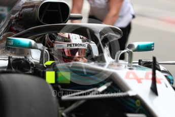 World © Octane Photographic Ltd. Formula 1 – Spanish GP - Saturday - Practice 3. Mercedes AMG Petronas Motorsport AMG F1 W09 EQ Power+ - Lewis Hamilton. Circuit de Barcelona-Catalunya, Spain. Saturday 12th May 2018.