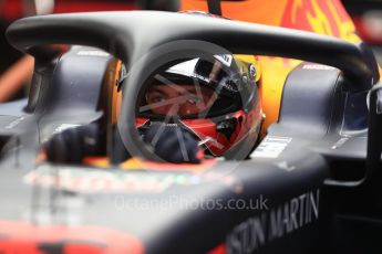 World © Octane Photographic Ltd. Formula 1 – Spanish GP - Saturday - Practice 3. Aston Martin Red Bull Racing TAG Heuer RB14 – Max Verstappen. Circuit de Barcelona-Catalunya, Spain. Saturday 12th May 2018.