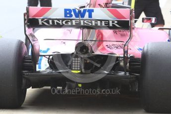 World © Octane Photographic Ltd. Formula 1 – Spanish GP - Saturday - Practice 3. Sahara Force India VJM11 - Sergio Perez. Circuit de Barcelona-Catalunya, Spain. Saturday 12th May 2018.