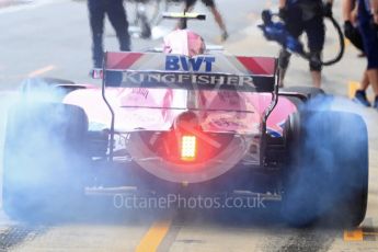 World © Octane Photographic Ltd. Formula 1 – Spanish GP - Saturday - Practice 3. Sahara Force India VJM11 - Esteban Ocon. Circuit de Barcelona-Catalunya, Spain. Saturday 12th May 2018.