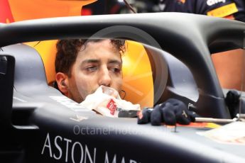 World © Octane Photographic Ltd. Formula 1 – Spanish GP - Saturday - Practice 3. Aston Martin Red Bull Racing TAG Heuer RB14 – Daniel Ricciardo. Circuit de Barcelona-Catalunya, Spain. Saturday 12th May 2018.