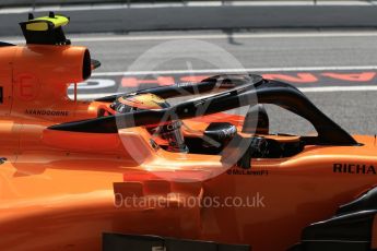 World © Octane Photographic Ltd. Formula 1 – Spanish GP - Saturday Practice 3. McLaren MCL33 – Stoffel Vandoorne. Circuit de Barcelona-Catalunya, Spain. Saturday 12th May 2018.