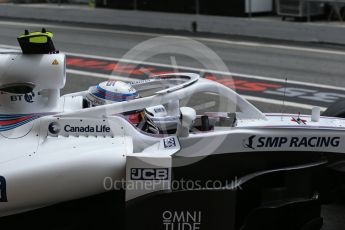 World © Octane Photographic Ltd. Formula 1 – Spanish GP - Saturday Practice 3. Williams Martini Racing FW41 – Sergey Sirotkin. Circuit de Barcelona-Catalunya, Spain. Saturday 12th May 2018.