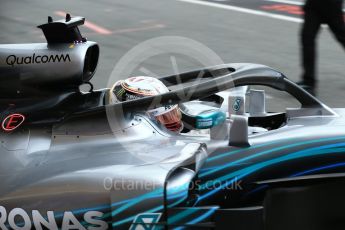 World © Octane Photographic Ltd. Formula 1 – Spanish GP - Saturday Practice 3. Mercedes AMG Petronas Motorsport AMG F1 W09 EQ Power+ - Lewis Hamilton. Circuit de Barcelona-Catalunya, Spain. Saturday 12th May 2018.