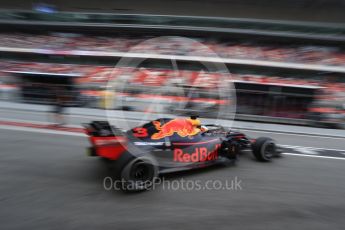 World © Octane Photographic Ltd. Formula 1 – Spanish GP - Saturday Practice 3. Aston Martin Red Bull Racing TAG Heuer RB14 – Daniel Ricciardo. Circuit de Barcelona-Catalunya, Spain. Saturday 12th May 2018.