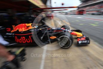 World © Octane Photographic Ltd. Formula 1 – Spanish GP - Saturday Practice 3. Aston Martin Red Bull Racing TAG Heuer RB14 – Daniel Ricciardo. Circuit de Barcelona-Catalunya, Spain. Saturday 12th May 2018.