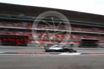 World © Octane Photographic Ltd. Formula 1 – Spanish GP - Saturday Practice 3. Mercedes AMG Petronas Motorsport AMG F1 W09 EQ Power+ - Lewis Hamilton. Circuit de Barcelona-Catalunya, Spain. Saturday 12th May 2018.