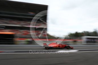 World © Octane Photographic Ltd. Formula 1 – Spanish GP - Saturday Practice 3. Scuderia Ferrari SF71-H – Sebastian Vettel. Circuit de Barcelona-Catalunya, Spain. Saturday 12th May 2018.