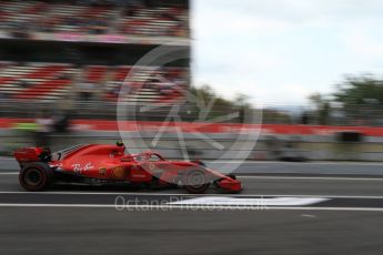 World © Octane Photographic Ltd. Formula 1 – Spanish GP - Saturday - Practice 3. Scuderia Ferrari SF71-H – Kimi Raikkonen. Circuit de Barcelona-Catalunya, Spain. Saturday 12th May 2018.