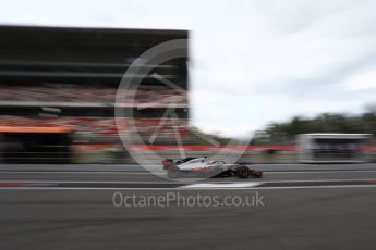 World © Octane Photographic Ltd. Formula 1 – Spanish GP - Saturday - Practice 3. Haas F1 Team VF-18 – Kevin Magnussen. Circuit de Barcelona-Catalunya, Spain. Saturday 12th May 2018.