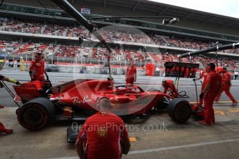 World © Octane Photographic Ltd. Formula 1 – Spanish GP - Saturday - Practice 3. Scuderia Ferrari SF71-H – Kimi Raikkonen. Circuit de Barcelona-Catalunya, Spain. Saturday 12th May 2018.