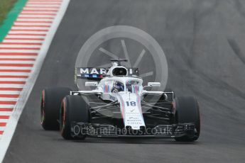 World © Octane Photographic Ltd. Formula 1 – Spanish GP - Saturday Qualifying. Williams Martini Racing FW41 – Lance Stroll. Circuit de Barcelona-Catalunya, Spain. Saturday 12th May 2018.