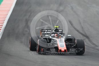 World © Octane Photographic Ltd. Formula 1 – Spanish GP - Saturday Qualifying. Haas F1 Team VF-18 – Kevin Magnussen. Circuit de Barcelona-Catalunya, Spain. Saturday 12th May 2018.