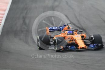World © Octane Photographic Ltd. Formula 1 – Spanish GP - Saturday Qualifying. McLaren MCL33 – Fernando Alonso. Circuit de Barcelona-Catalunya, Spain. Saturday 12th May 2018.