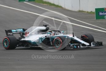 World © Octane Photographic Ltd. Formula 1 – Spanish GP - Saturday Qualifying. Mercedes AMG Petronas Motorsport AMG F1 W09 EQ Power+ - Lewis Hamilton. Circuit de Barcelona-Catalunya, Spain. Saturday 12th May 2018.