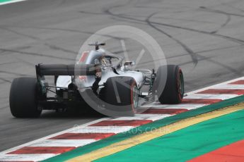 World © Octane Photographic Ltd. Formula 1 – Spanish GP - Saturday Qualifying. Mercedes AMG Petronas Motorsport AMG F1 W09 EQ Power+ - Lewis Hamilton. Circuit de Barcelona-Catalunya, Spain. Saturday 12th May 2018.