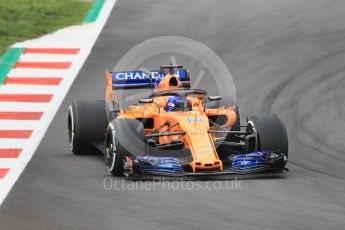 World © Octane Photographic Ltd. Formula 1 – Spanish GP - Saturday Qualifying. McLaren MCL33 – Fernando Alonso. Circuit de Barcelona-Catalunya, Spain. Saturday 12th May 2018.