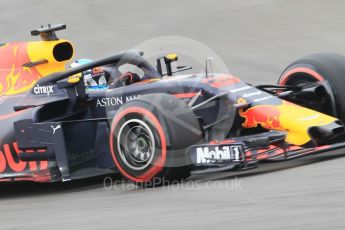 World © Octane Photographic Ltd. Formula 1 – Spanish GP - Saturday Qualifying. Aston Martin Red Bull Racing TAG Heuer RB14 – Daniel Ricciardo. Circuit de Barcelona-Catalunya, Spain. Saturday 12th May 2018.