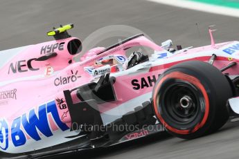 World © Octane Photographic Ltd. Formula 1 – Spanish GP - Saturday Qualifying. Sahara Force India VJM11 - Esteban Ocon. Circuit de Barcelona-Catalunya, Spain. Saturday 12th May 2018.