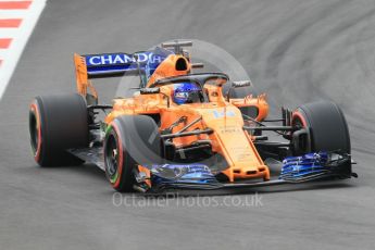 World © Octane Photographic Ltd. Formula 1 – Spanish GP - Saturday Qualifying. McLaren MCL33 – Fernando Alonso. Circuit de Barcelona-Catalunya, Spain. Saturday 12th May 2018.