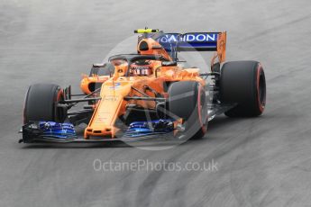World © Octane Photographic Ltd. Formula 1 – Spanish GP - Saturday Qualifying. McLaren MCL33 – Stoffel Vandoorne. Circuit de Barcelona-Catalunya, Spain. Saturday 12th May 2018.