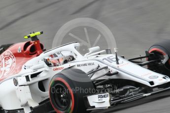 World © Octane Photographic Ltd. Formula 1 – Spanish GP - Saturday Qualifying. Alfa Romeo Sauber F1 Team C37 – Charles Leclerc. Circuit de Barcelona-Catalunya, Spain. Saturday 12th May 2018.
