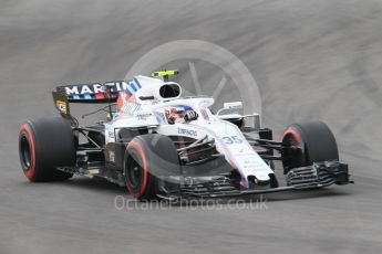 World © Octane Photographic Ltd. Formula 1 – Spanish GP - Saturday Qualifying. Williams Martini Racing FW41 – Sergey Sirotkin. Circuit de Barcelona-Catalunya, Spain. Saturday 12th May 2018.