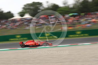 World © Octane Photographic Ltd. Formula 1 – Spanish GP - Saturday Qualifying. Scuderia Ferrari SF71-H – Sebastian Vettel. Circuit de Barcelona-Catalunya, Spain. Saturday 12th May 2018.