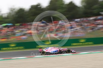 World © Octane Photographic Ltd. Formula 1 – Spanish GP - Saturday Qualifying. Sahara Force India VJM11 - Esteban Ocon. Circuit de Barcelona-Catalunya, Spain. Saturday 12th May 2018.