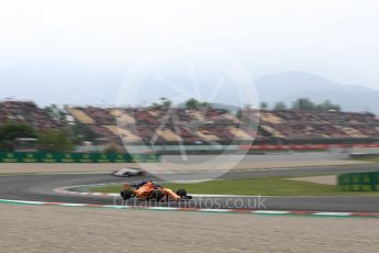 World © Octane Photographic Ltd. Formula 1 – Spanish GP - Saturday Qualifying. McLaren MCL33 – Fernando Alonso. Circuit de Barcelona-Catalunya, Spain. Saturday 12th May 2018.