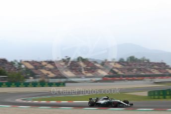World © Octane Photographic Ltd. Formula 1 – Spanish GP - Saturday Qualifying. Mercedes AMG Petronas Motorsport AMG F1 W09 EQ Power+ - Lewis Hamilton. Circuit de Barcelona-Catalunya, Spain. Saturday 12th May 2018.