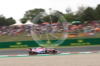 World © Octane Photographic Ltd. Formula 1 – Spanish GP - Saturday Qualifying. Sahara Force India VJM11 - Sergio Perez. Circuit de Barcelona-Catalunya, Spain. Saturday 12th May 2018.