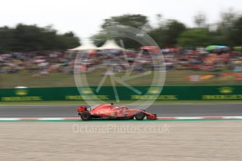 World © Octane Photographic Ltd. Formula 1 – Spanish GP - Saturday Qualifying. Scuderia Ferrari SF71-H – Sebastian Vettel. Circuit de Barcelona-Catalunya, Spain. Saturday 12th May 2018.