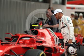 World © Octane Photographic Ltd. Formula 1 – Spanish GP - Saturday Qualifying. Mercedes AMG Petronas Motorsport AMG F1 W09 EQ Power+ - Lewis Hamilton. Circuit de Barcelona-Catalunya, Spain. Saturday 12th May 2018.