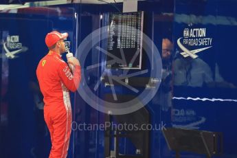 World © Octane Photographic Ltd. Formula 1 – Spanish GP - Saturday Qualifying. Scuderia Ferrari SF71-H – Sebastian Vettel. Circuit de Barcelona-Catalunya, Spain. Saturday 12th May 2018.