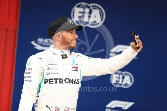World © Octane Photographic Ltd. Formula 1 – Spanish GP - Saturday Qualifying. Mercedes AMG Petronas Motorsport AMG F1 W09 EQ Power+ - Lewis Hamilton. Circuit de Barcelona-Catalunya, Spain. Saturday 12th May 2018.